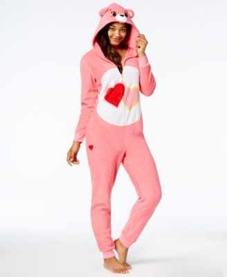 women's care bear union suit